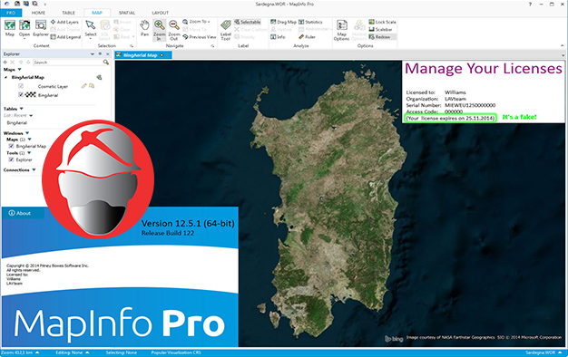 MapInfo v12.5 + Encom Discover 2013 Free Gratis