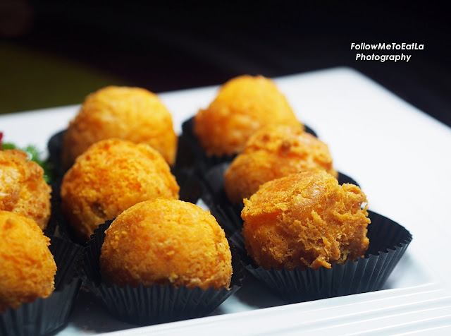 Batter Fried Nian Gao With Sweet Potato