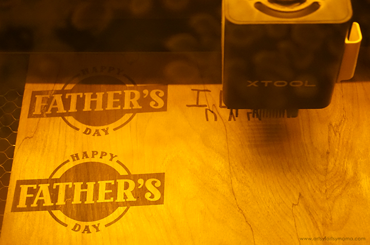 Father's Day Wooden Gift Card Holder