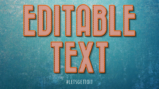 Quickly Create a Cool, Editable Retro Text Effect in Photoshop 