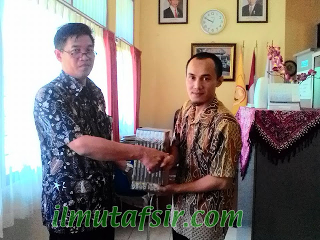 Bukti Serah Terima TAFSIR ILMI, SMP N 2 Kutowinangun - Kebumen