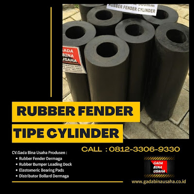 rubber fender type cylinder