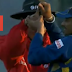 dilshan is making fun of umpire