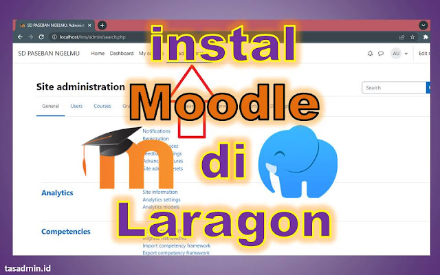 Cara Instal Moodle di Laragon