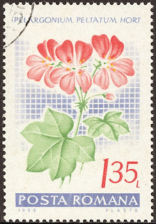 1968 Posta Romana - Pelargonium Peltatum, Muscata