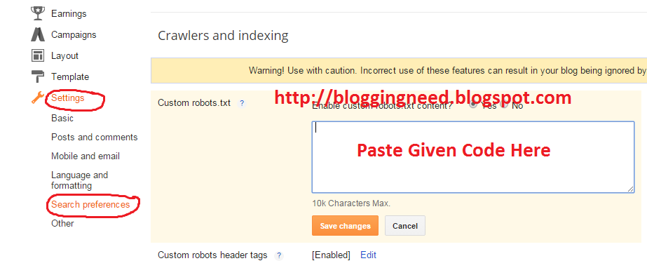 Robots.txt-For-Blogger