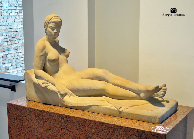 Close-up da Escultura Serenidade - Pinacoteca de São Paulo - Luz - São Paulo
