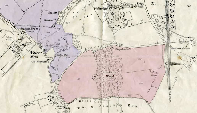 Map from a section of the "particulars, plan, and conditions of sale"