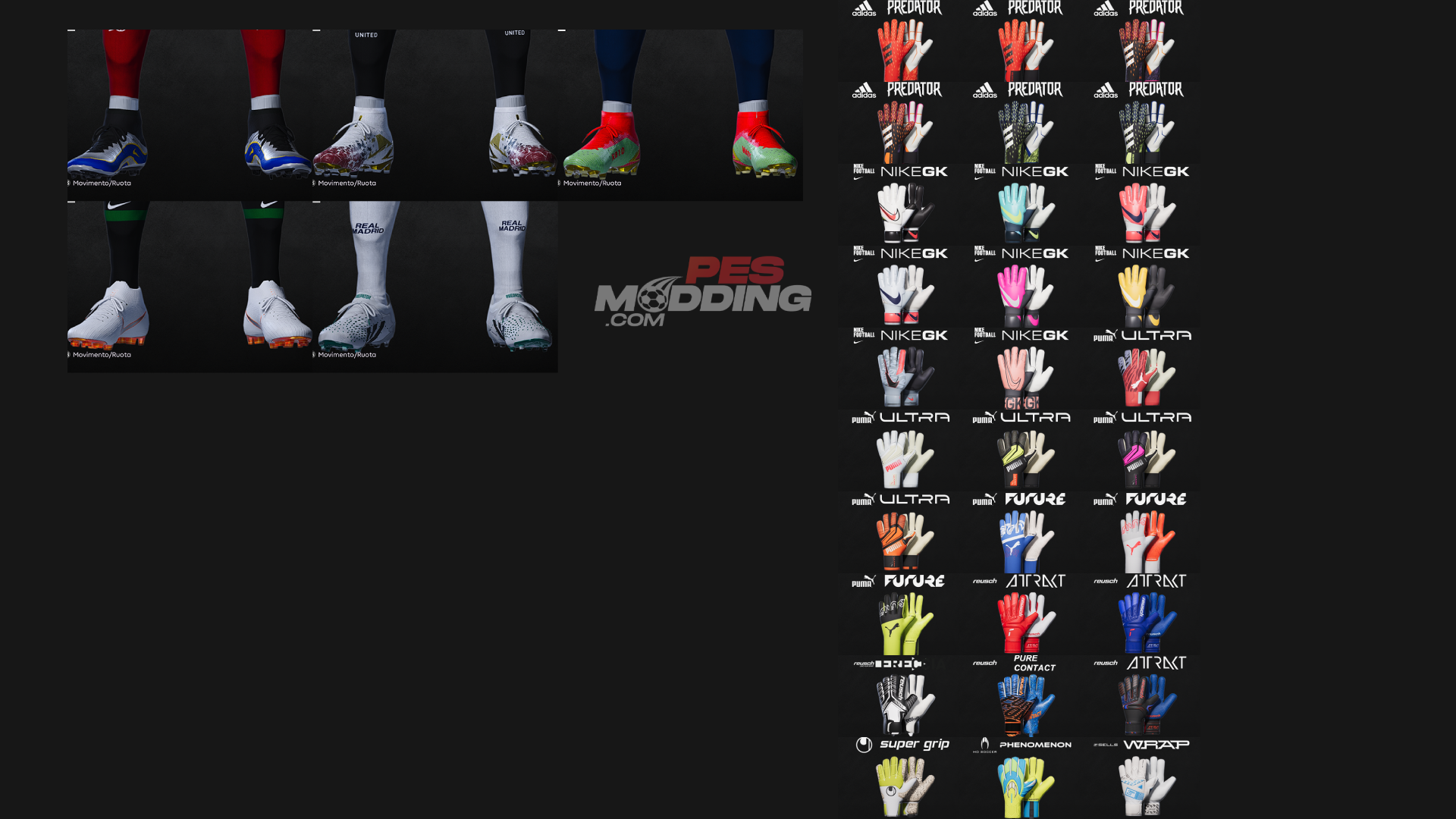 PES 2021 Season Update Boots & Gloves Pack V 8 AIO