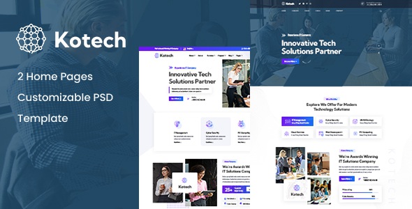 Best Technology & IT Solutions Website Template