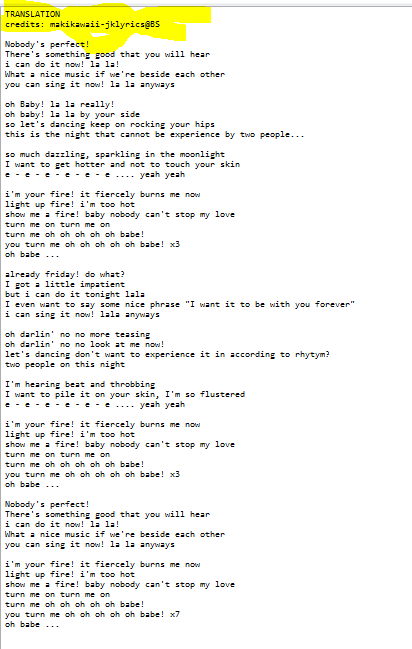 Lol Fire Lyrics Translation