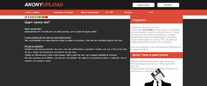 Anonyupload  será inaugurado nesta sexta-feira 27/01/2012 :Uma alternativa ao  Megaupload