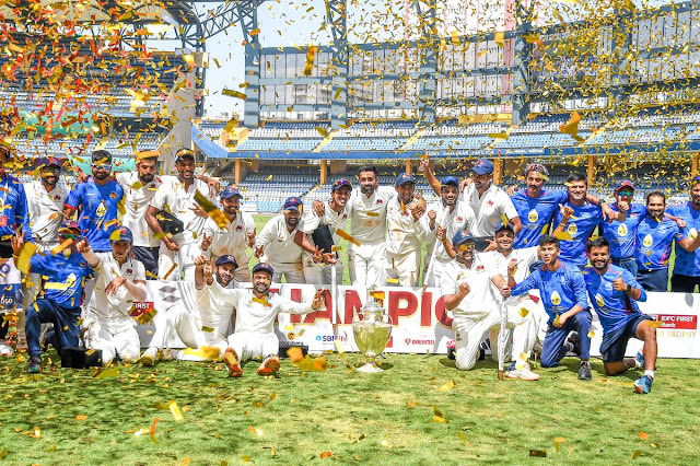 ரஞ்சி டிராபி - மும்பை அணி 42-வது முறையாக சாம்பியன் பட்டம் / Ranji Trophy - Mumbai team won the title for the 42nd time