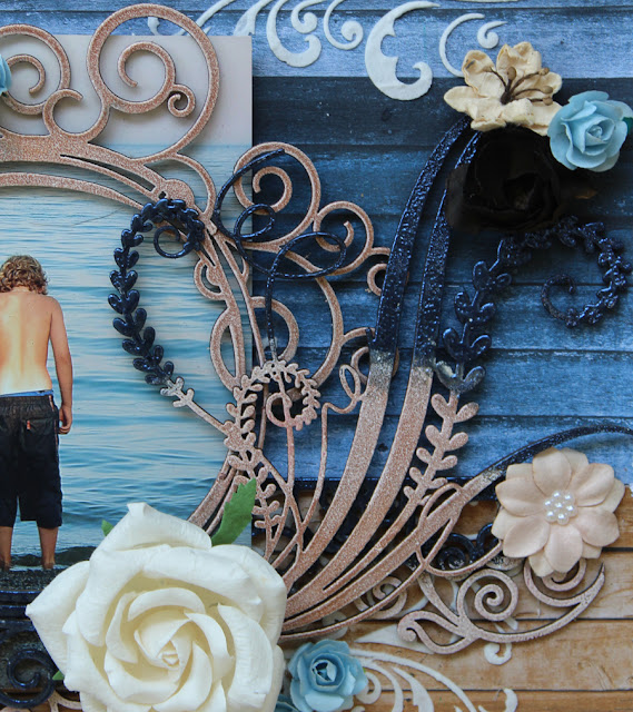 Creative Embellishments, Kaisercraft, Chipboard, Beach Layout