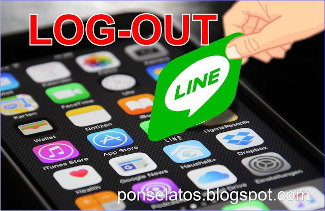 Cara Log Out LINE di Smartphone Android