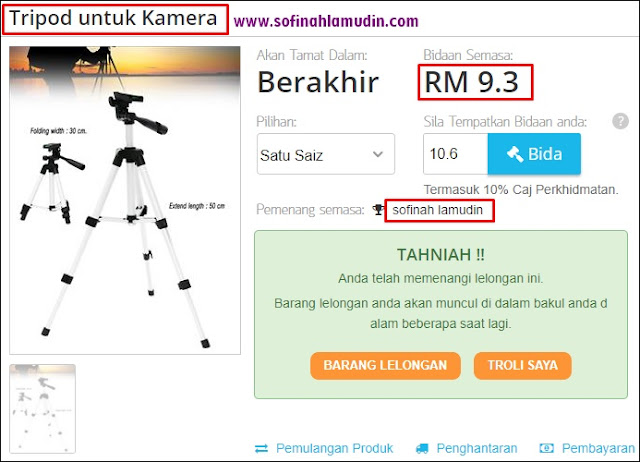 Tips Membeli atau Membida Barangan di CHILINDO dengan Harga yang Murah dan Berbaloi - Chilindo Malaysia - Sofinah Lamudin