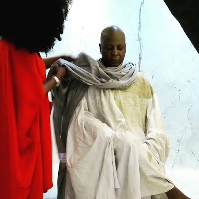 Charly Boy shares images from a photoshoot session with TY Bello