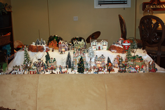 awhile to set up but we love it do you set up a christmas village if ...