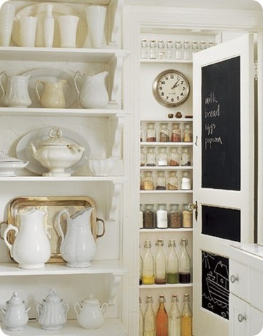 chalkboard pantry door