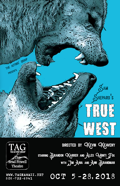 TAG "True West" "Alex Monti Fox" Po'okela award Leading male "Sam Shepard" "Brandon Karrer"