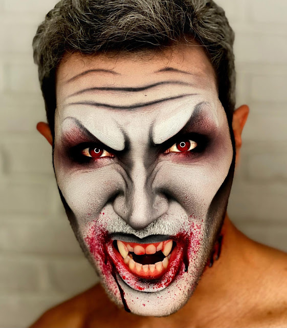 Maquiagem de Halloween para homens
