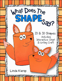 What Does the SHAPE Say 2D and 3D shapes activities printables and writing craft