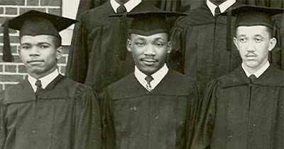 Martin Luther King, Jr. graduating from high school