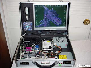 briefcase computer. Now you can easily bring your desktop anywhere, anytime