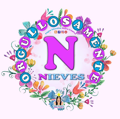 Nombre Nieves - Carteles para mujeres - Día de la mujer