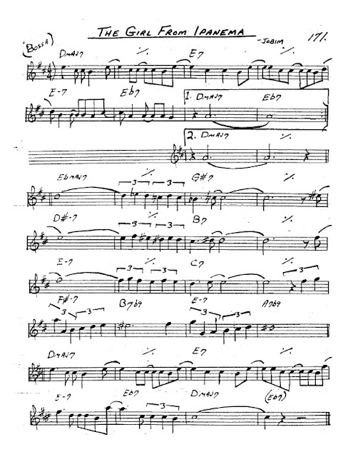 Partitura Saxofón Jobim