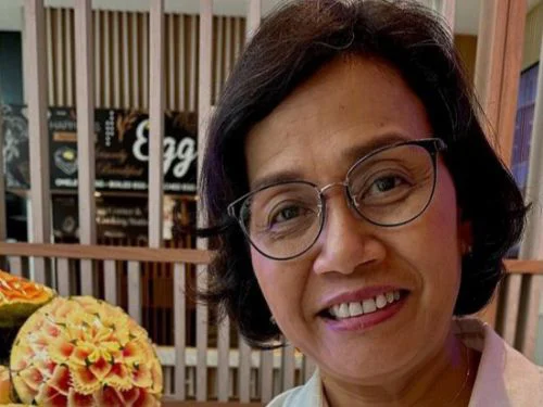 Menteri Keuangan (Menkeu) Sri Mulyani Indrawati. Direktur Gerakan Perubahan, Muslim Arbi Sri Mulyani.