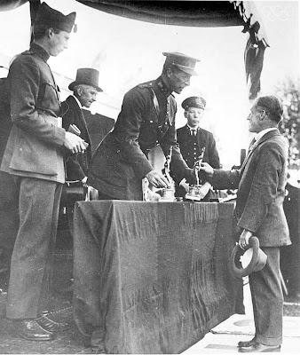 Nedo Nadi and King Albert I of Belgium