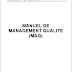 " MANUEL DE MANAGEMENT QUALITE (MAQ) " -PDF 