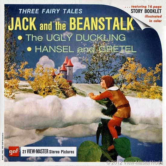 View-Master Three Fairy Tales featuring Jack and the Beanstalk (B314), Packet Cover