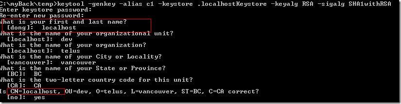 localhostKeystore