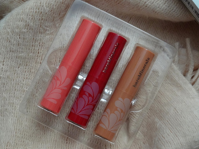 bareMinerals Precious Gems Pop of Passion Lip Oil Balm Trio