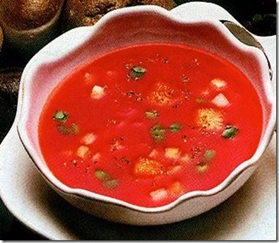 Sopa creme de tomate