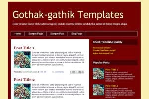 Gothak-gathik Templates