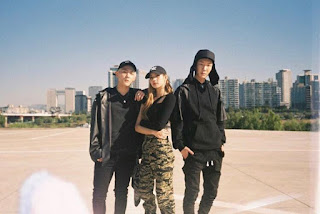  Lisa With iKON’s DK & Winner’s Hoon For YG X Academy