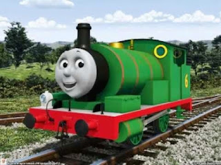 Gambar Kereta Percy dalam Kartun Thomas