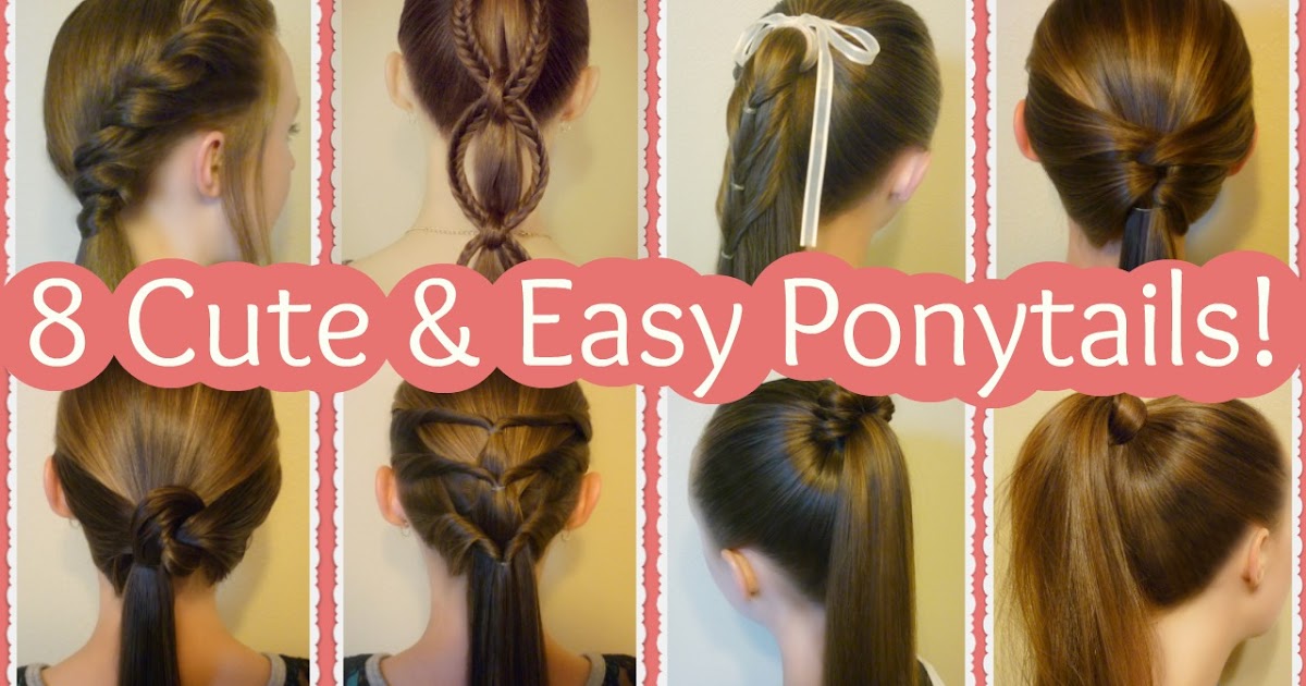 15 Cute 5-Minute Hairstyles for School - Pretty Designs