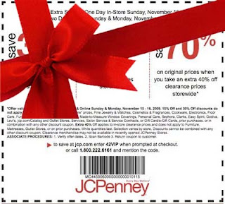 Free Printable JcPenney Coupons