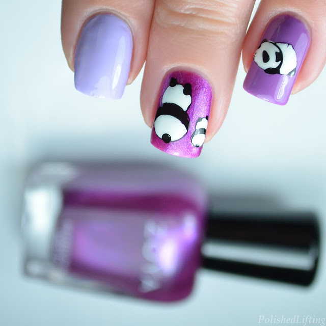 panda nail art