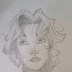 Cartoon Girl Sketch 