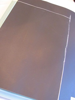 posterboard chalkboard
