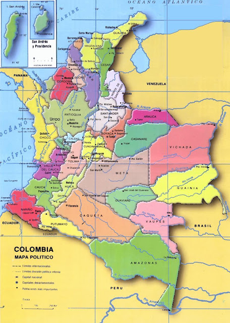 Resultado de imagen para geografia de colombia para niños