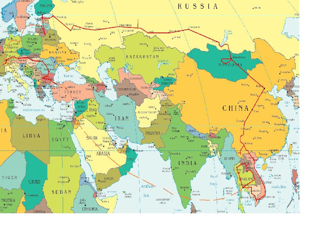 Political Map Of Europe And Asia 