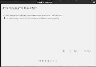 preparing to install third party codecs