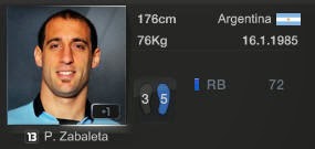 Zabaleta Fifa 3