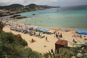 Cala Tarida beach in Ibiza